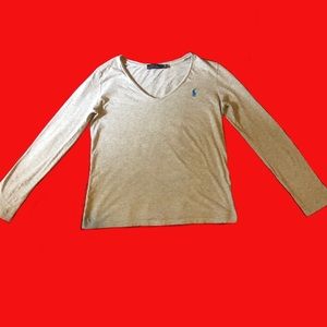 Grey Polo Long sleeve shirts